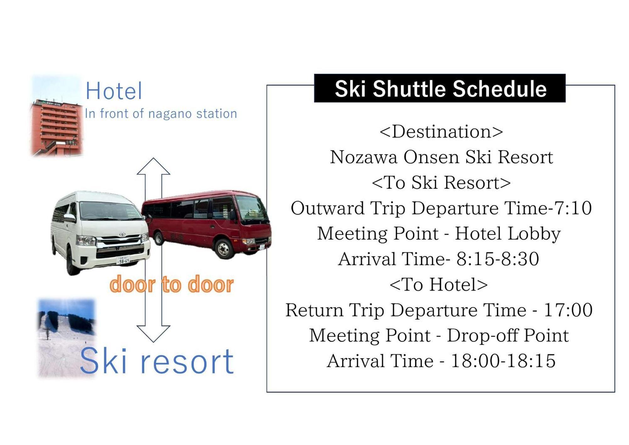 Nagano Daiichi Hotel Exteriör bild